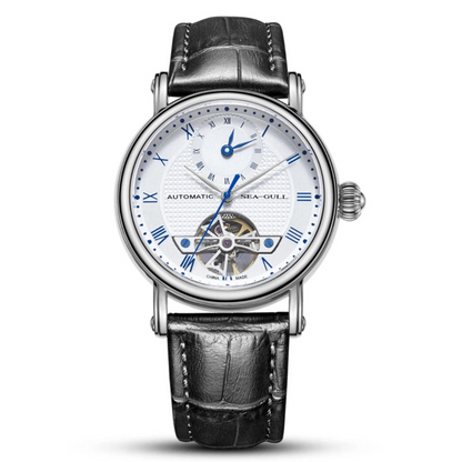 Seagull Men's Dual Time Flywheel Watch