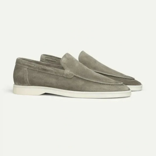 Frosted Suede Yacht Loafers