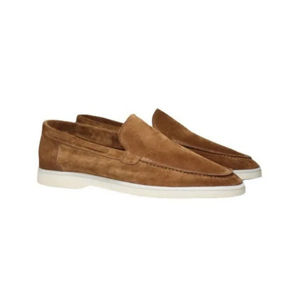 Frosted Suede Yacht Loafers