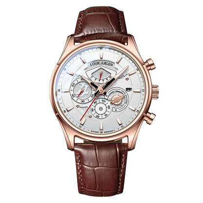 Men's Classic Quartz Leather Watch