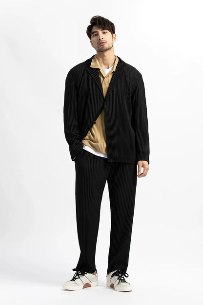 Men's Miyake Pleated Baggy Trousers